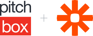 Pitchbox and Zapier Logos