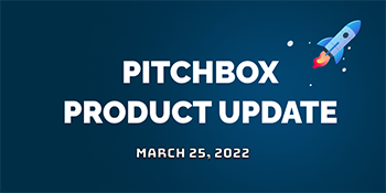 Pitchbox product update