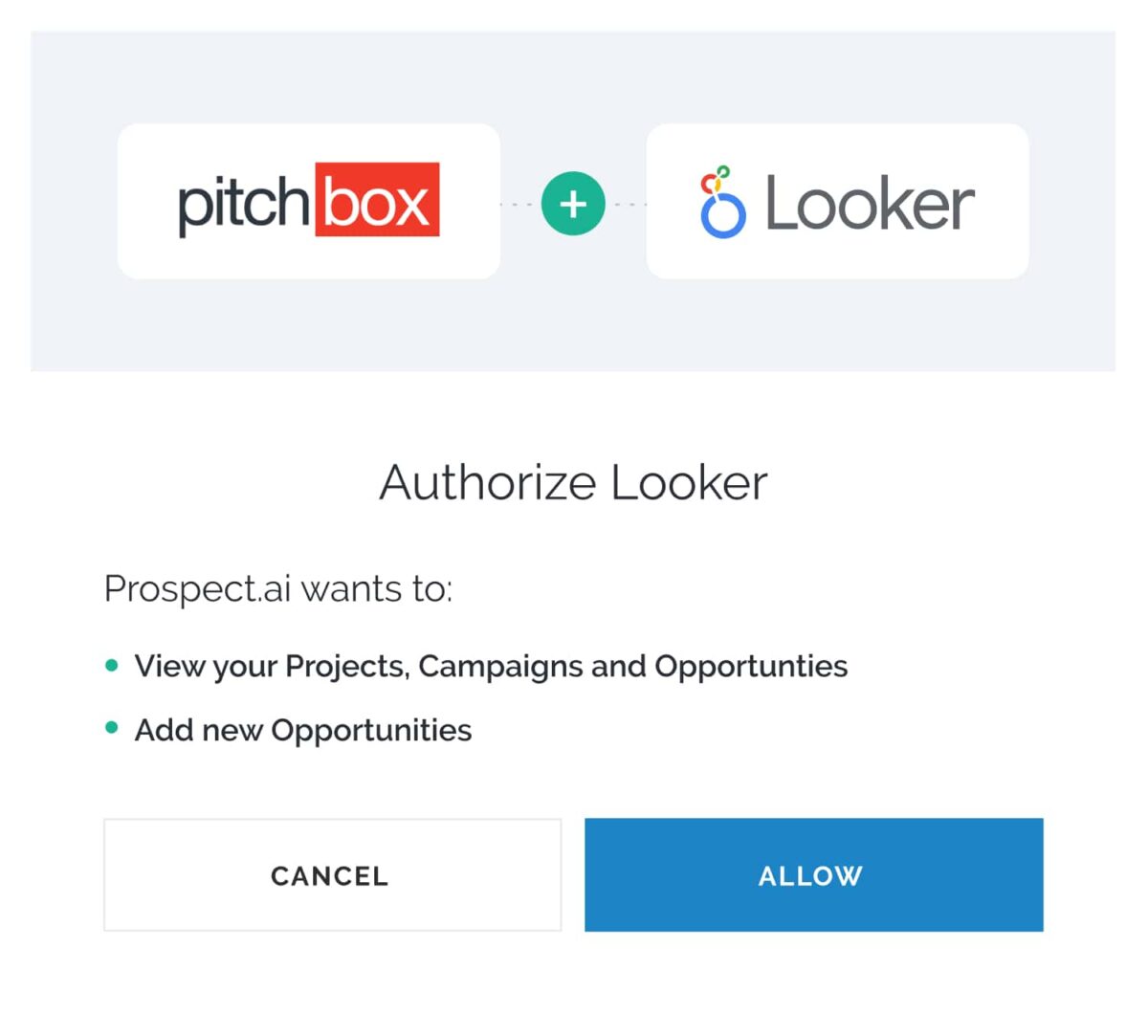 Pitchbox Looker studio integration
